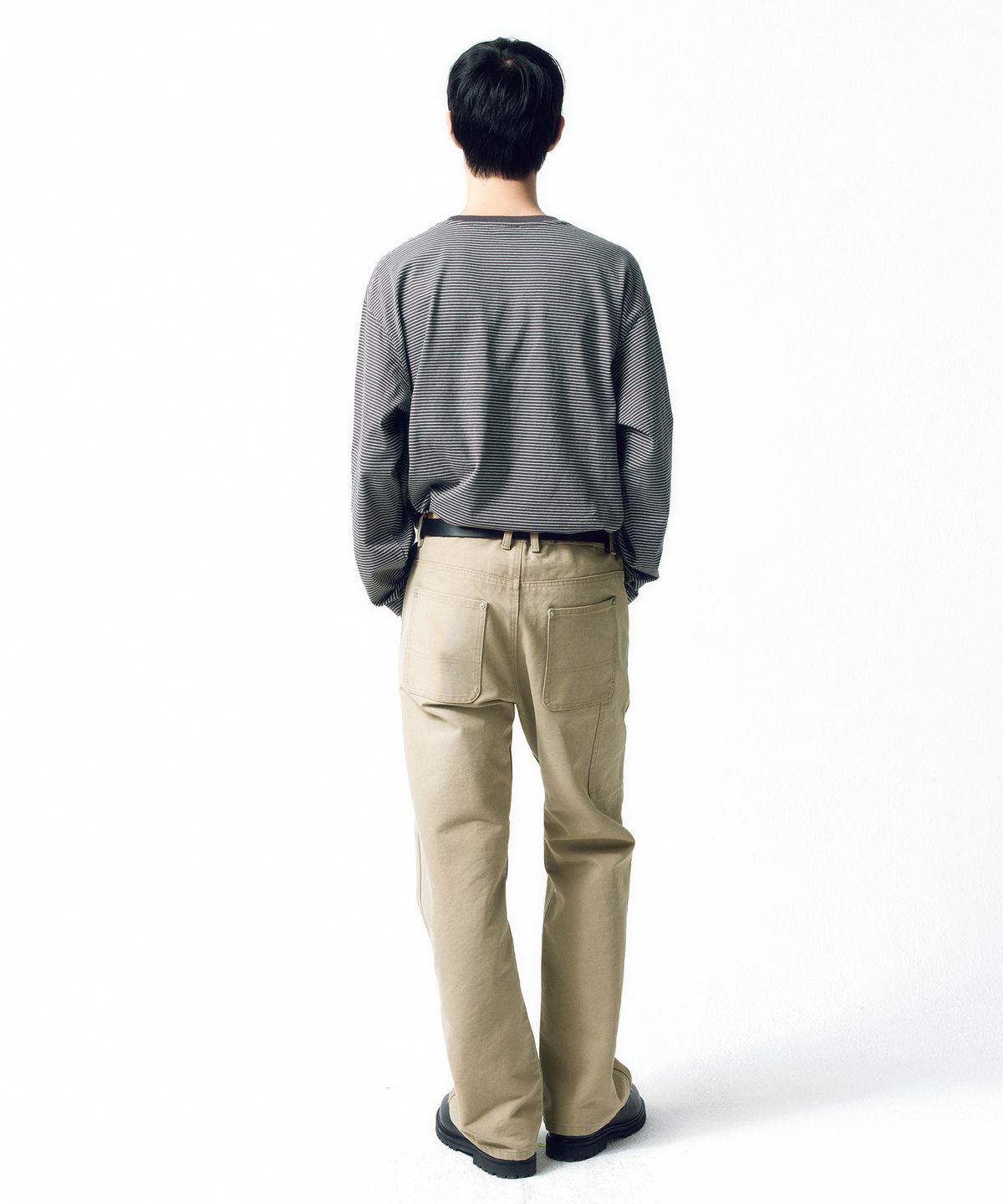 인사일런스(INSILENCE) 하드 덕 빈티지 워크 팬츠 BEIGE
