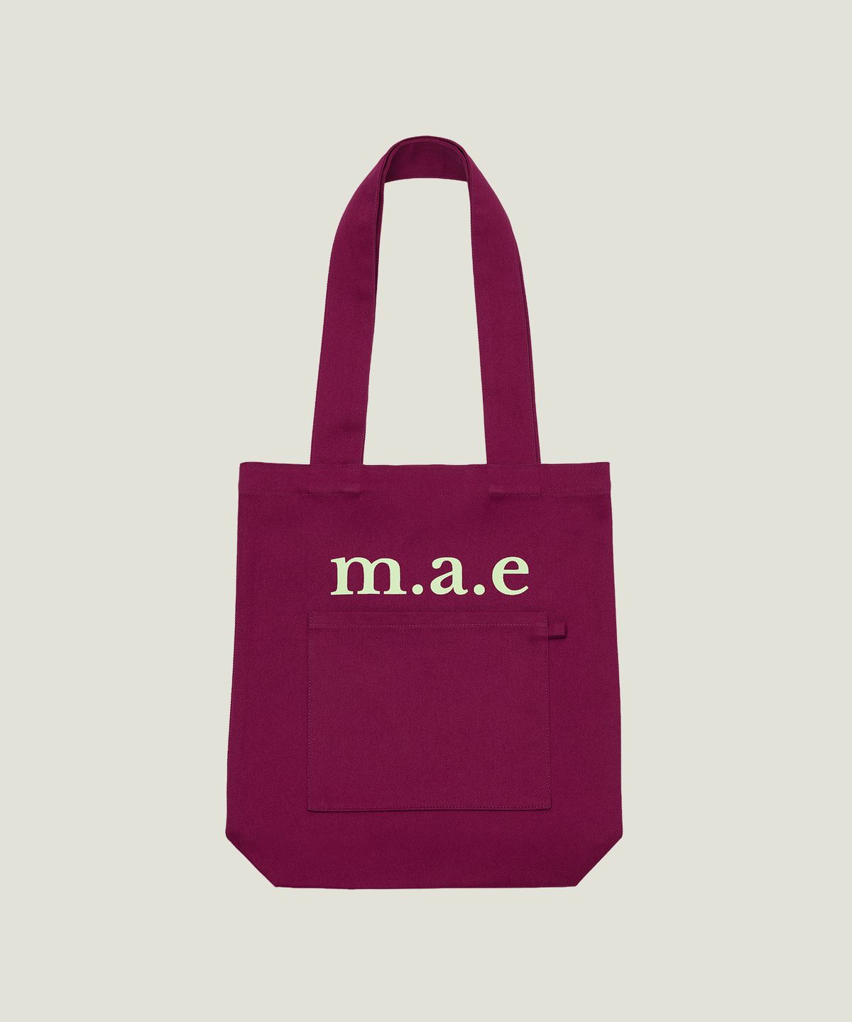 무쿠앤에보니(MUCU AND EBONY) m.a.e Our logo Bag _ Grape