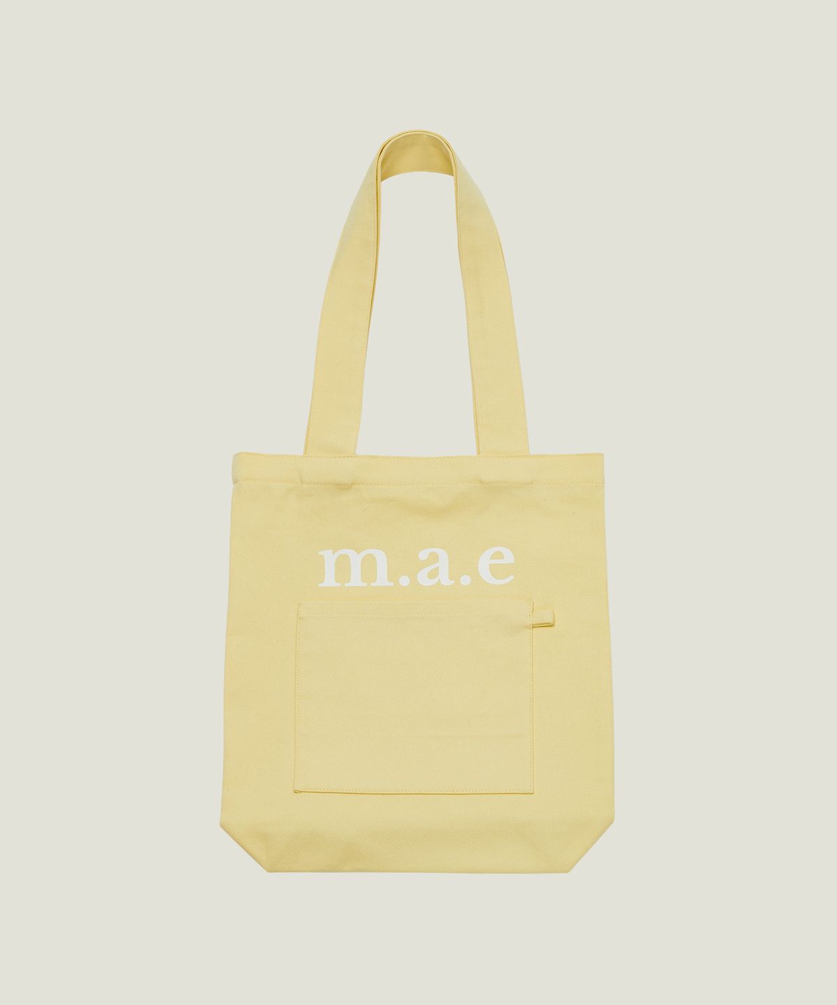 무쿠앤에보니(MUCU AND EBONY) m.a.e Our logo Bag _ Lemon Yellow