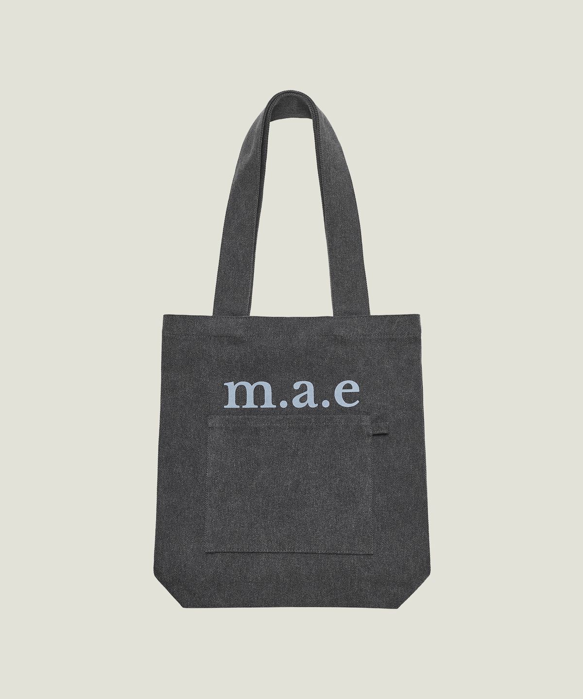 무쿠앤에보니(MUCU AND EBONY) m.a.e Our logo Bag _ Charcoal