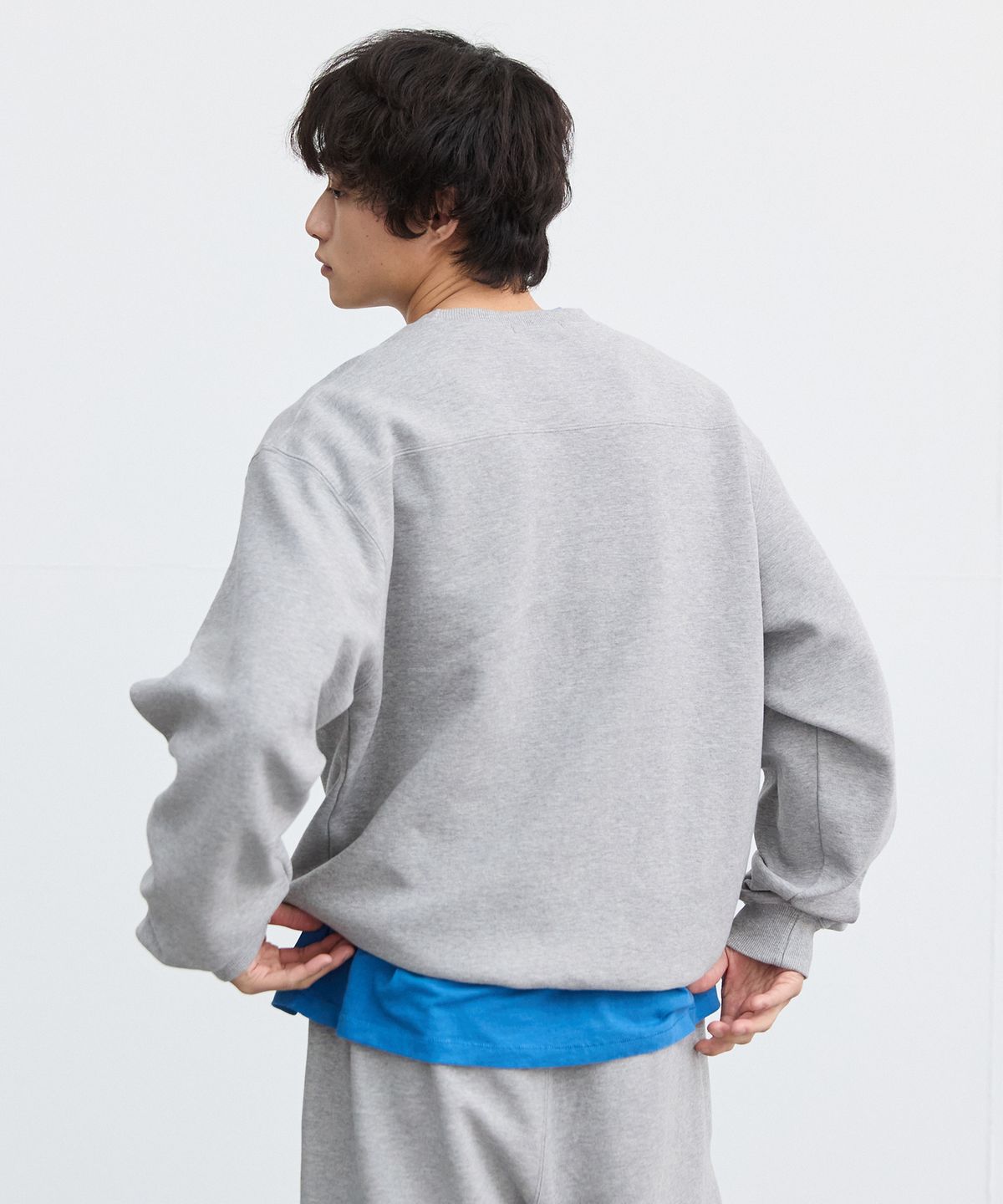 플라비즘(PLAVISM) Rugby Sweatshirt - Grey