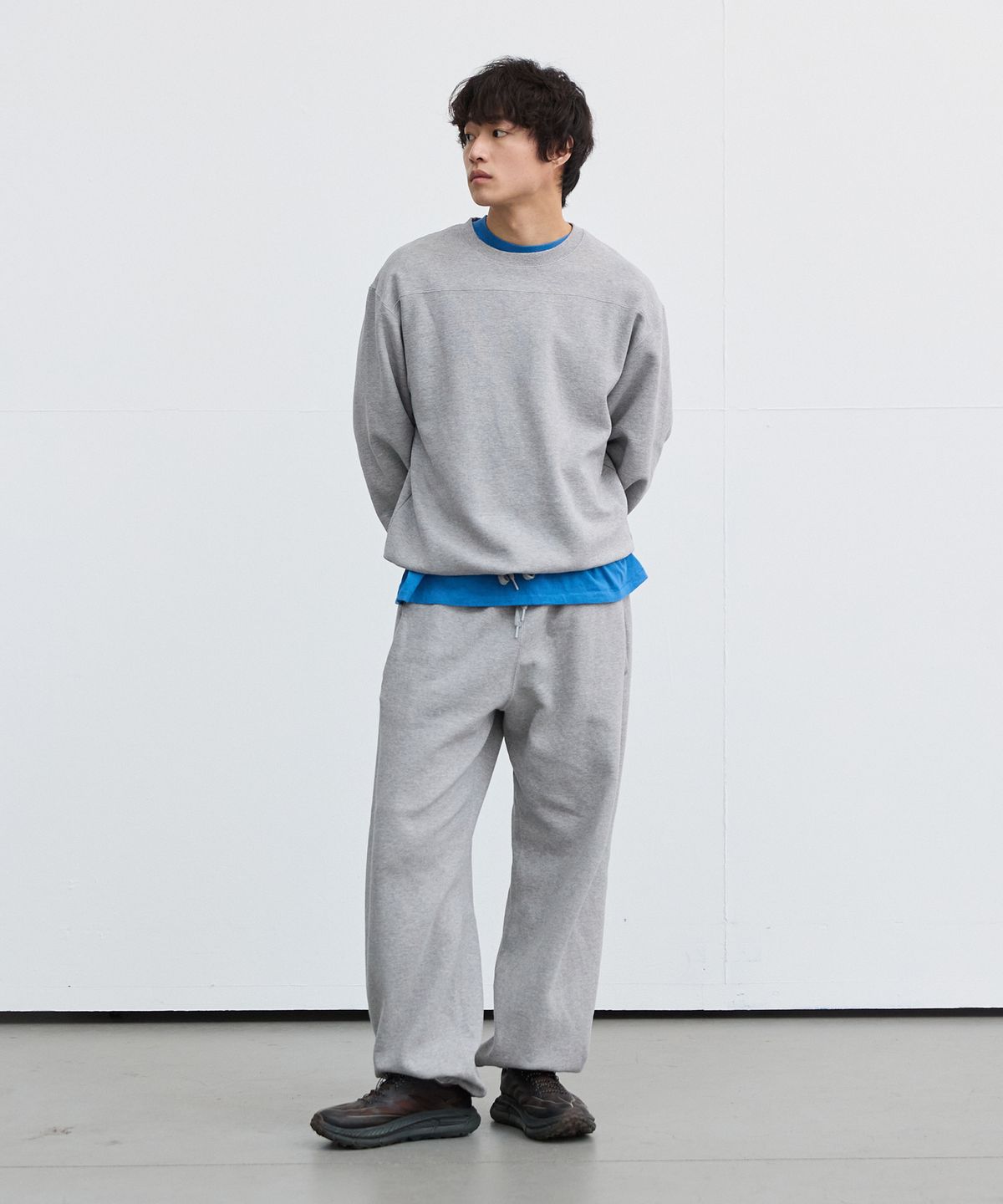 플라비즘(PLAVISM) Rugby Sweatshirt - Grey