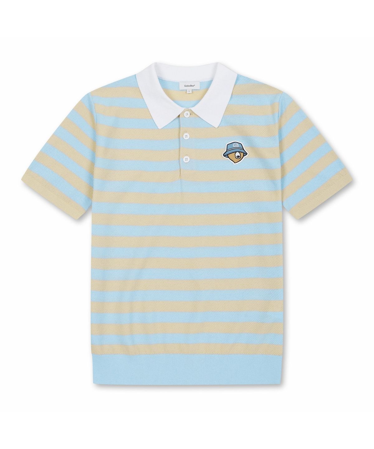 골든베어(GOLDEN BEAR) (M) Striped Collar Sweater G4WAM26301BEX