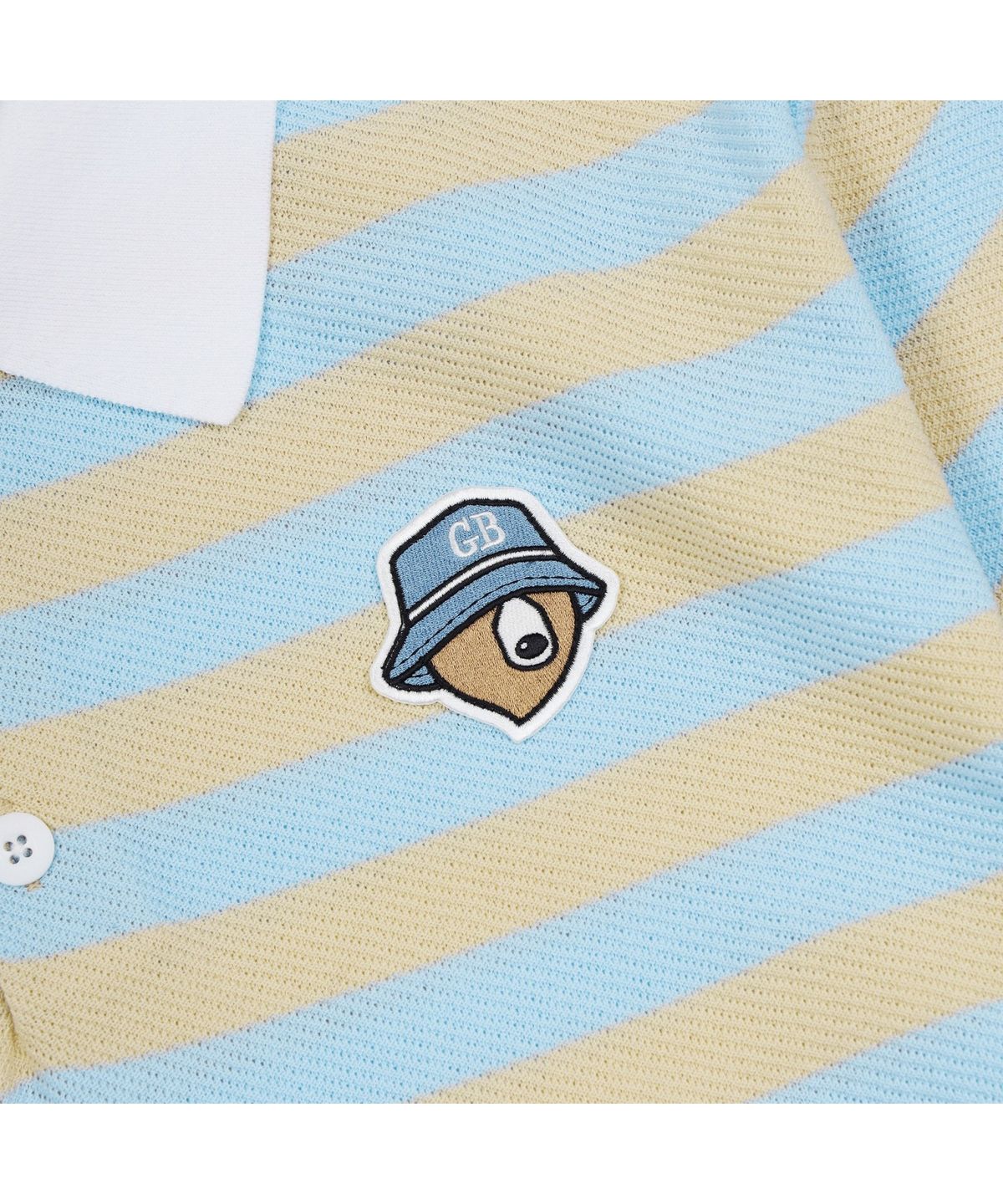 골든베어(GOLDEN BEAR) (M) Striped Collar Sweater G4WAM26301BEX