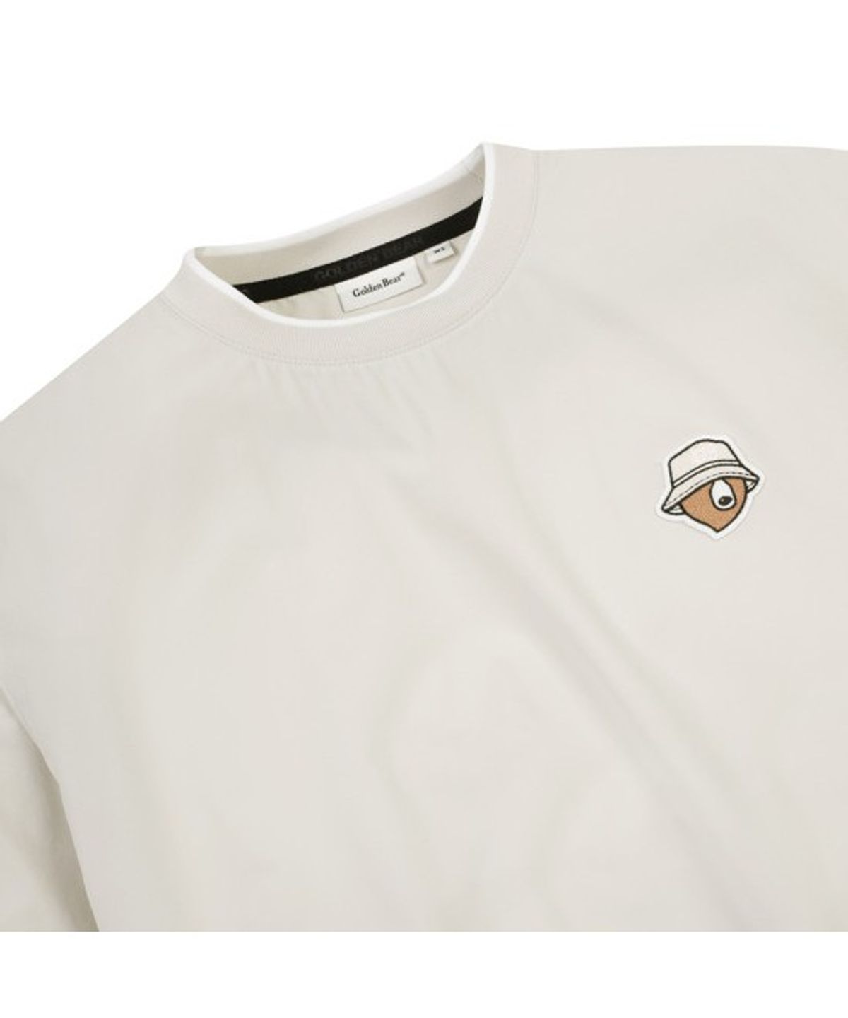 골든베어(GOLDEN BEAR) (W) Woven Crew-Neck Pullover G5TAM26201BEX