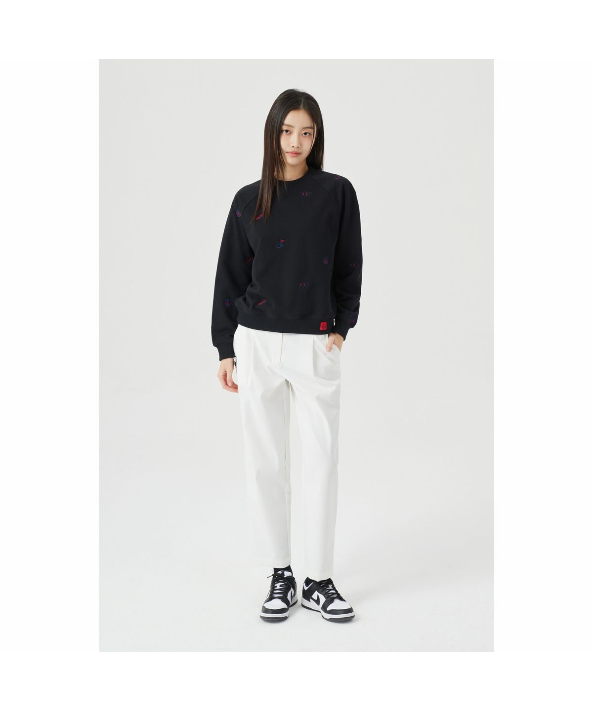 골든베어(GOLDEN BEAR) (W) Tucked Tapered Pants G5PAM26131WHX