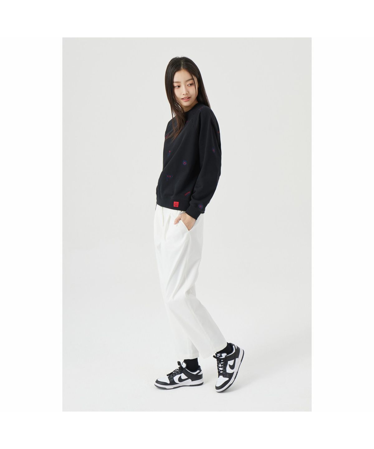 골든베어(GOLDEN BEAR) (W) Tucked Tapered Pants G5PAM26131WHX