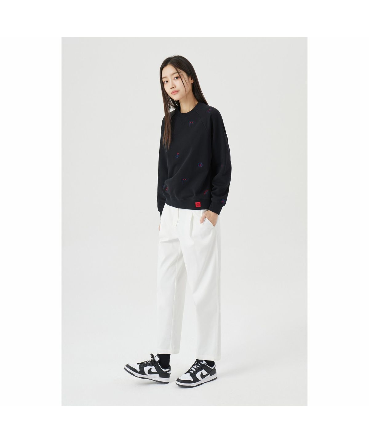 골든베어(GOLDEN BEAR) (W) Tucked Tapered Pants G5PAM26131WHX