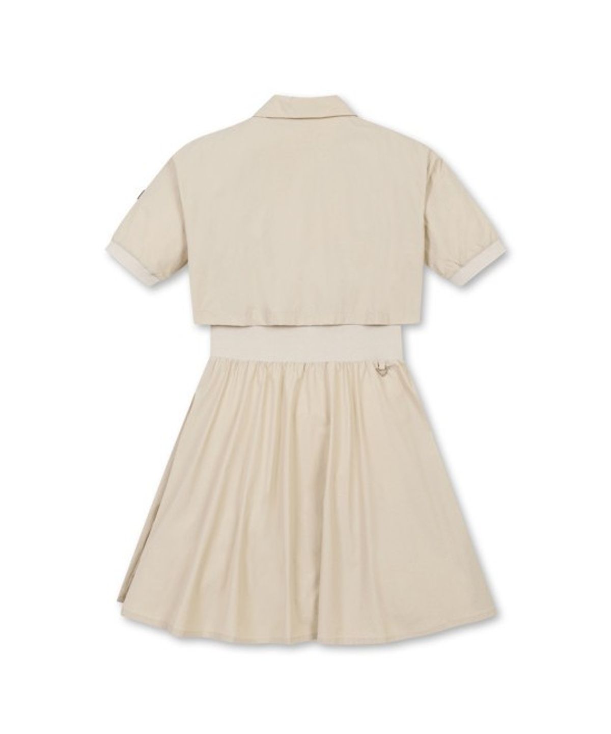 골든베어(GOLDEN BEAR) (W) Full-zip Collar Dress G5UAM26221BEX
