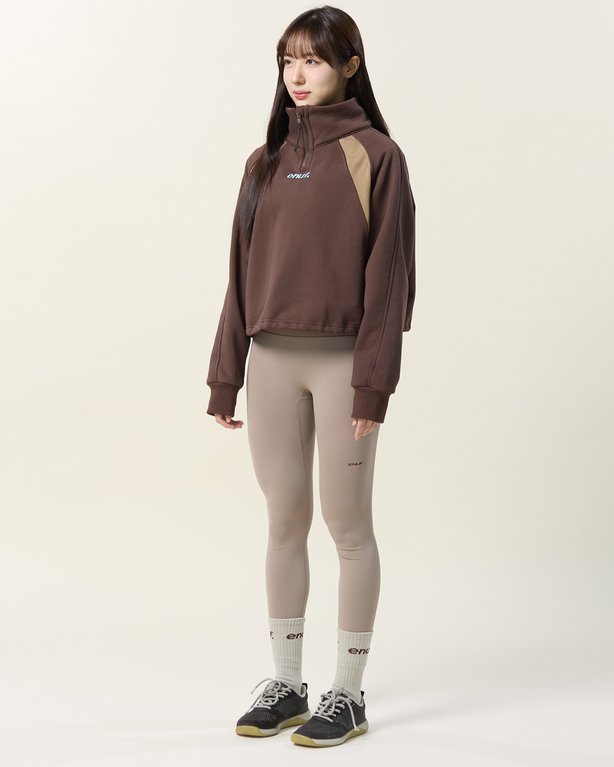 이너프(ENUF) 여성 롱 레깅스