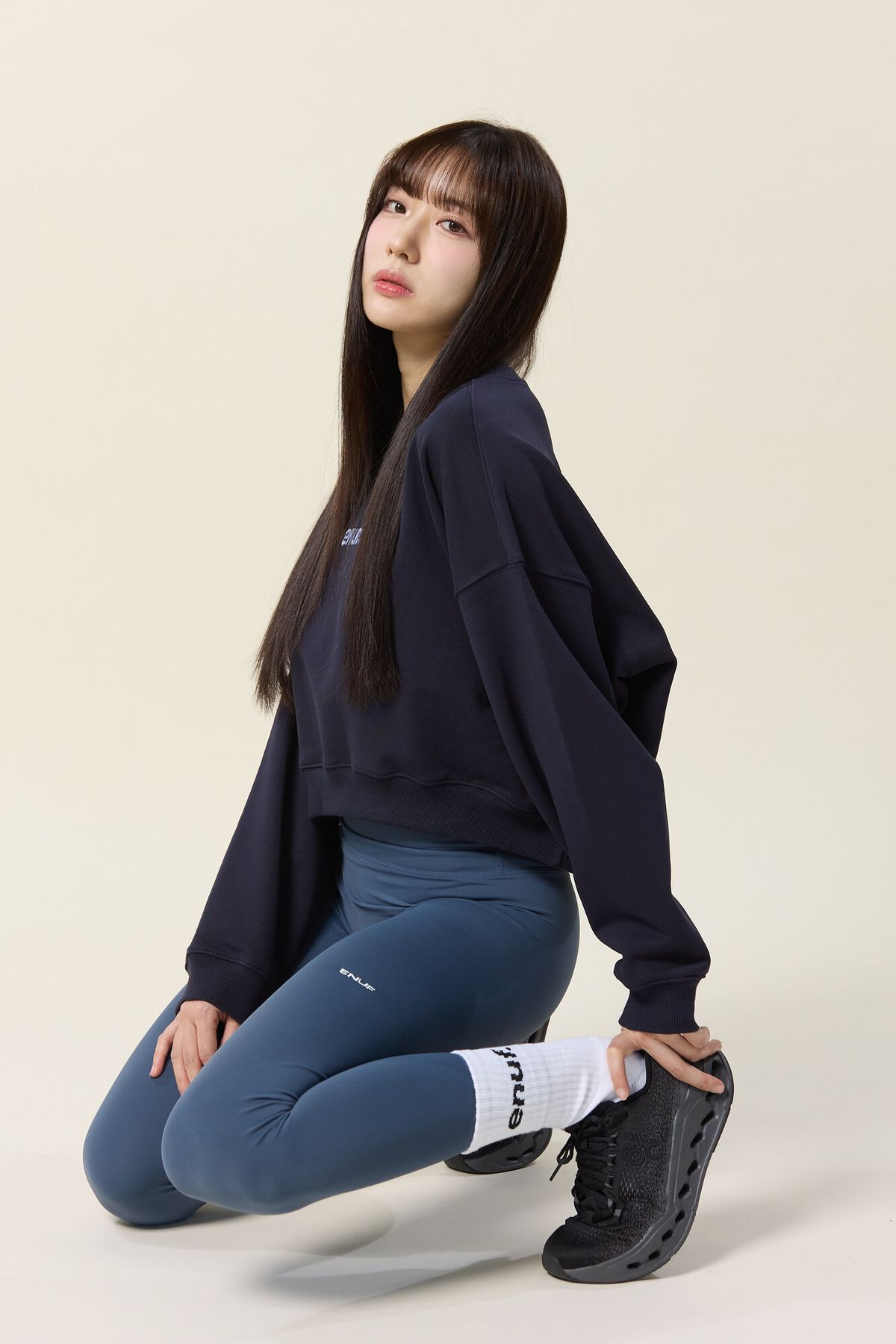 이너프(ENUF) 여성 롱 레깅스