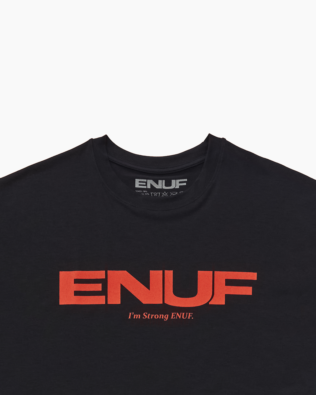 이너프(ENUF) 스트롱 블랙 티셔츠