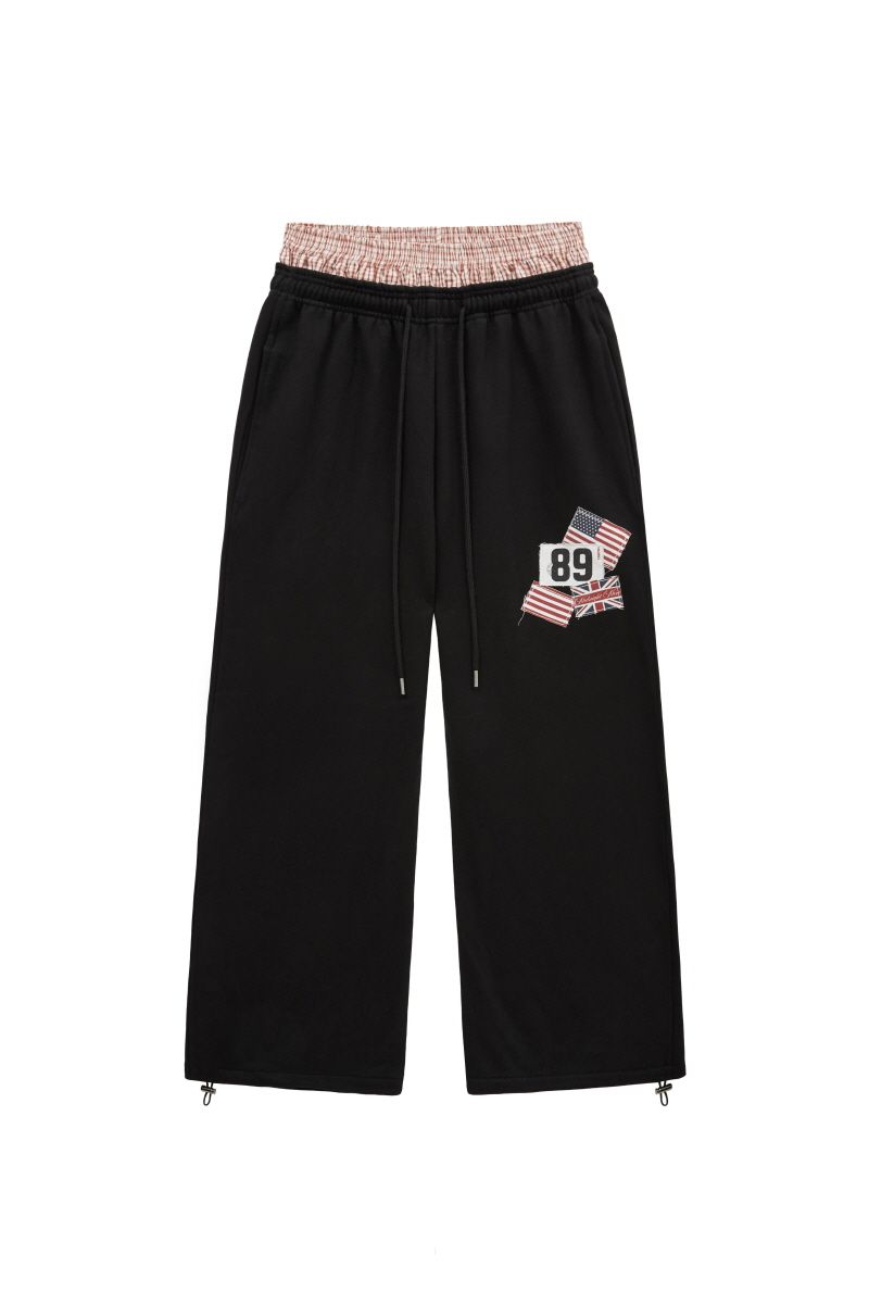 MUSINSA | MIDNIGHT MOVE rd check pants (black)