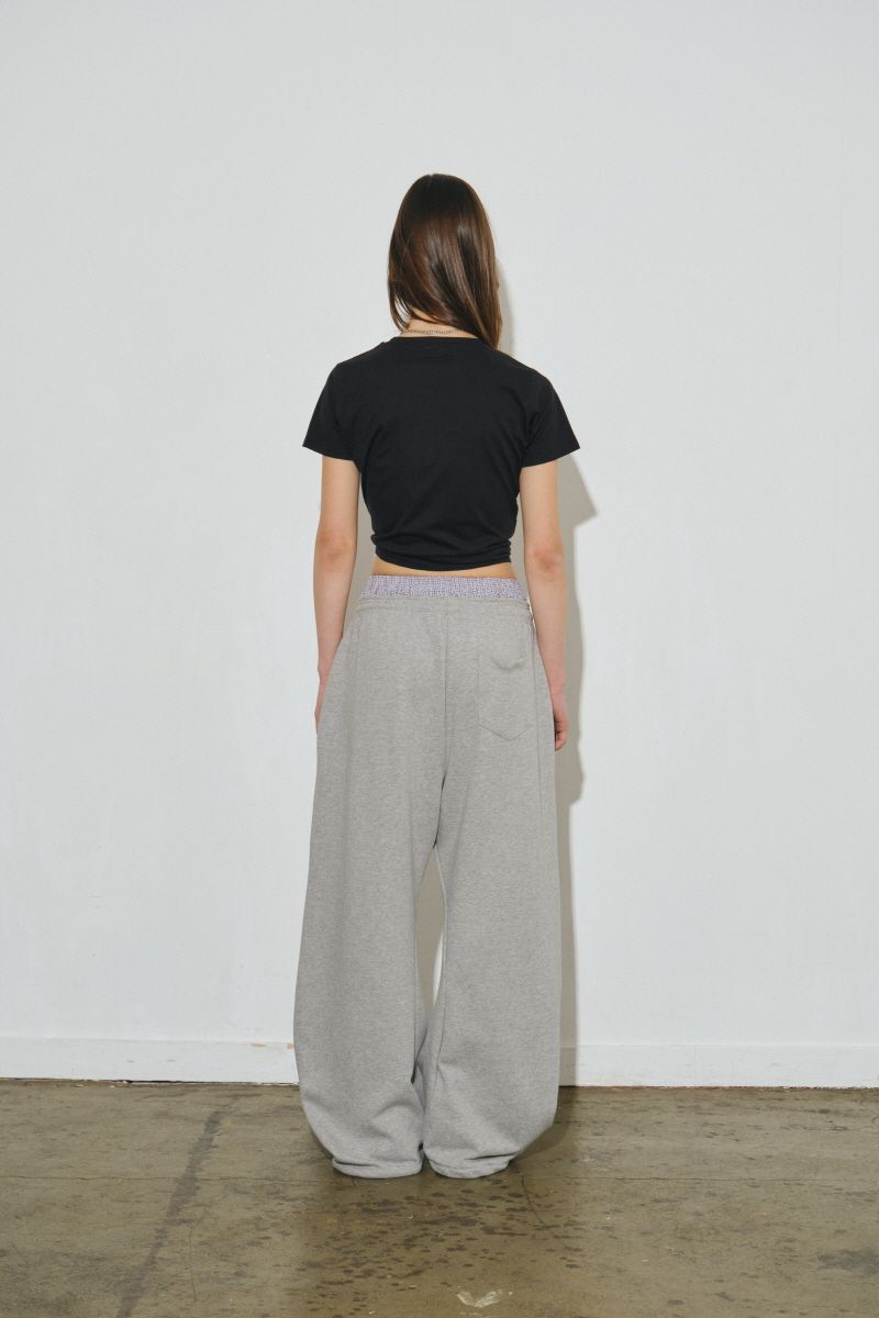 MUSINSA | MIDNIGHT MOVE rd check pants (grey)