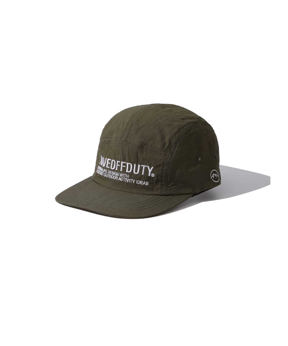 해브오프듀티(HAVEOFFDUTY) 로고 캠프 캡 (카키)