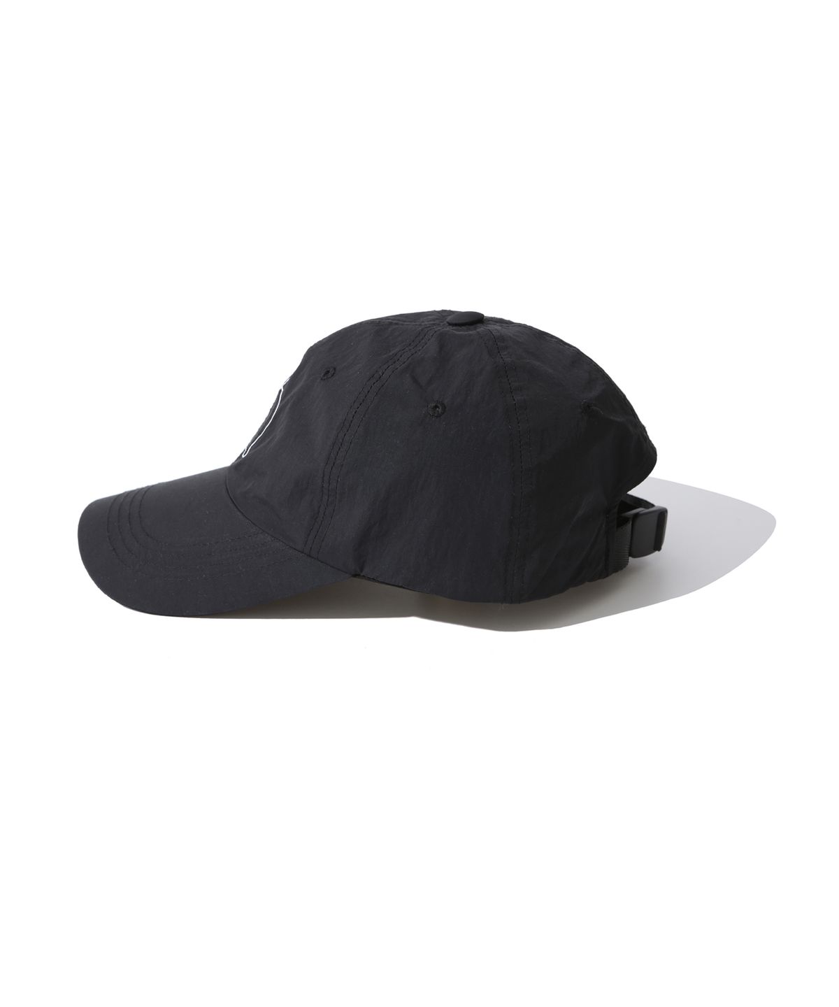 해브오프듀티(HAVEOFFDUTY) h 로고 6패널 캡 (블랙)