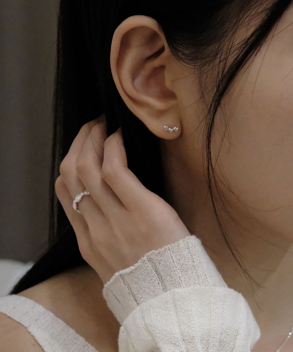 포에트리하우스(POETRYHAUS) HEARTS EARRINGS