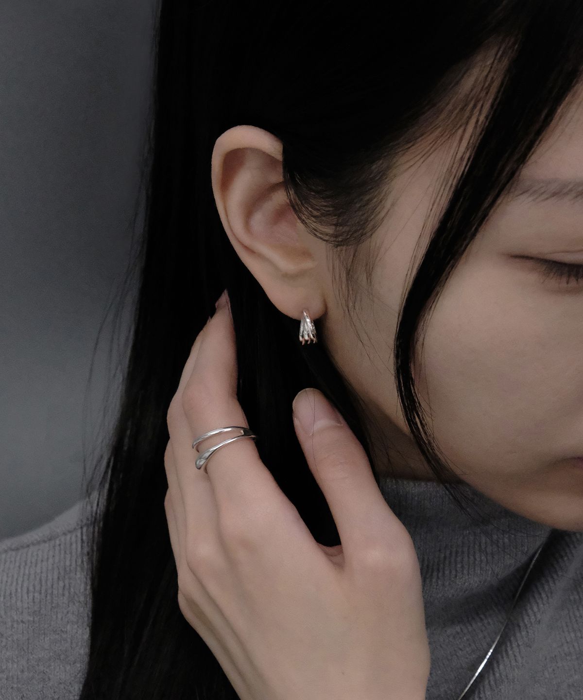 포에트리하우스(POETRYHAUS) VEIN EARRINGS