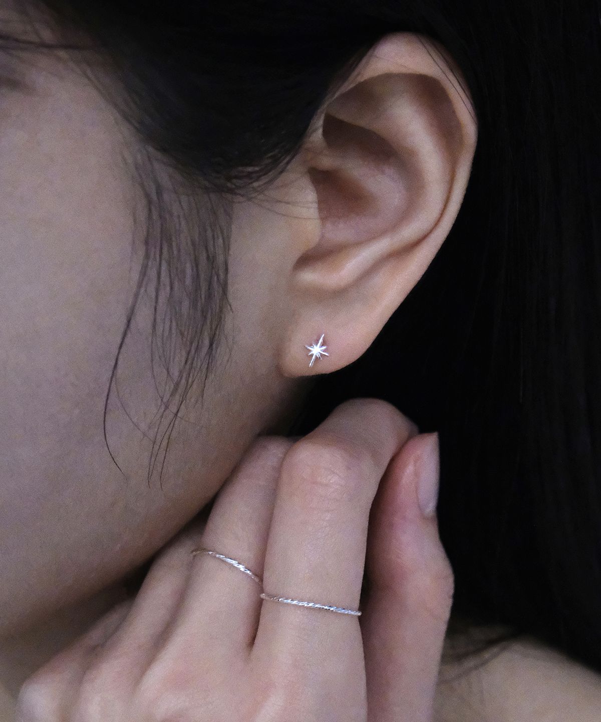 포에트리하우스(POETRYHAUS) TWINKLE DUO EARRINGS