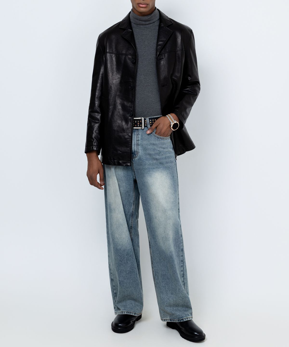 스트라이크(STRIKE) Atelier Y3B Lambskin Blazer (BLACK)
