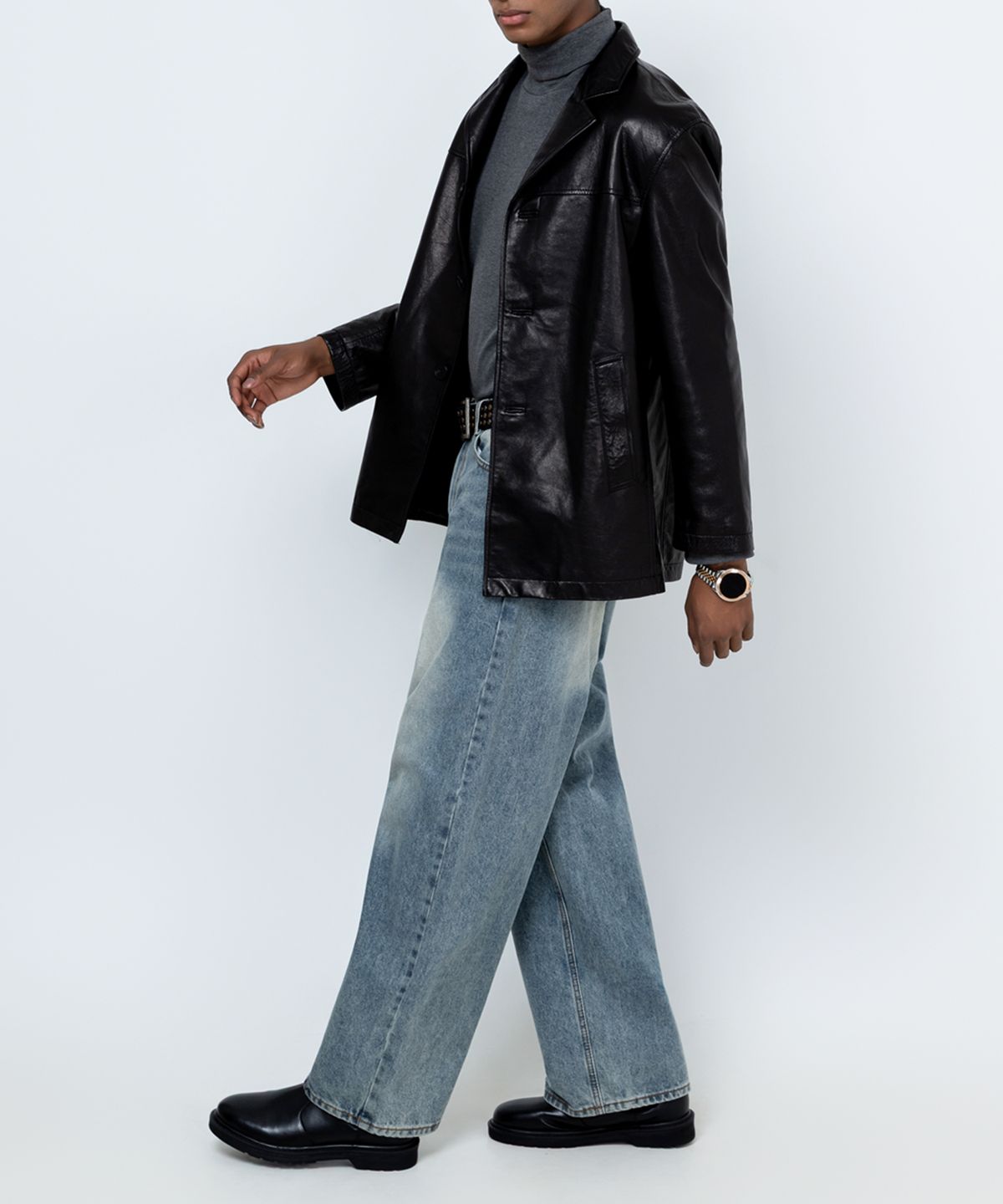 스트라이크(STRIKE) Atelier Y3B Lambskin Blazer (BLACK)
