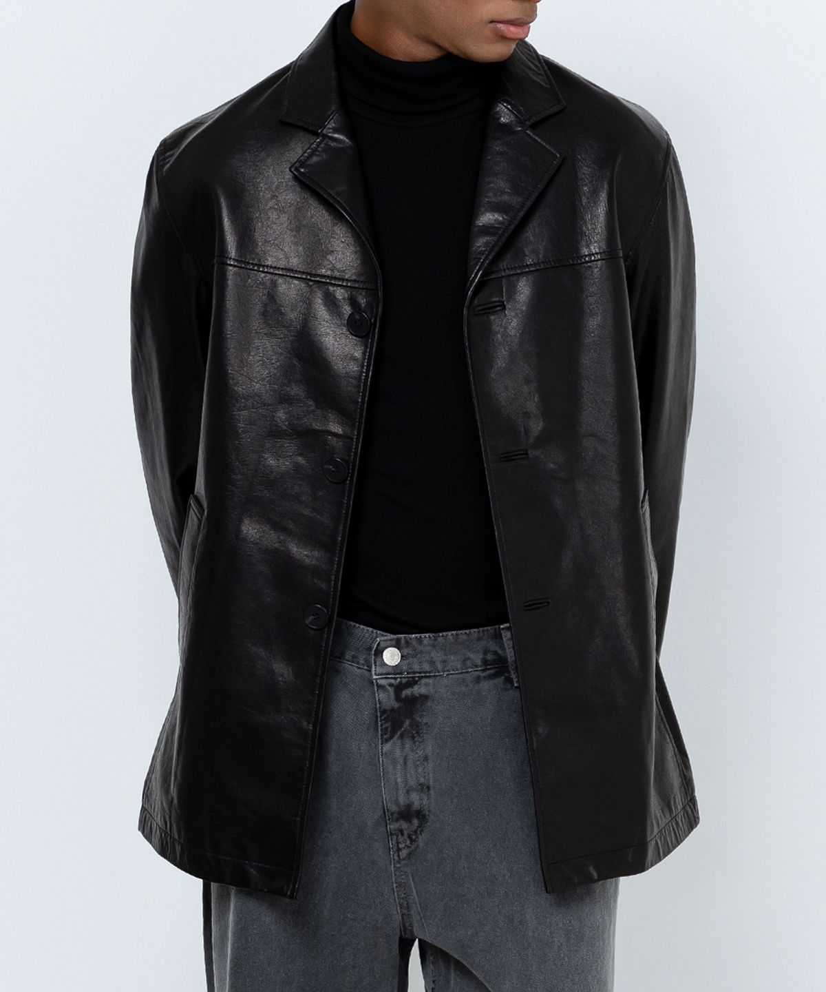 스트라이크(STRIKE) Atelier Y3B Lambskin Blazer (BLACK)