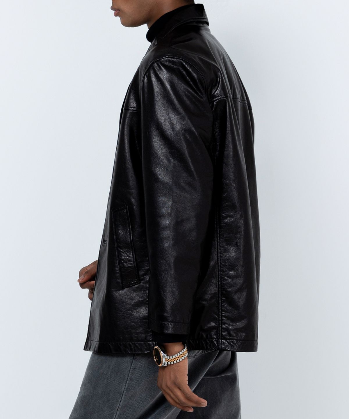스트라이크(STRIKE) Atelier Y3B Lambskin Blazer (BLACK)