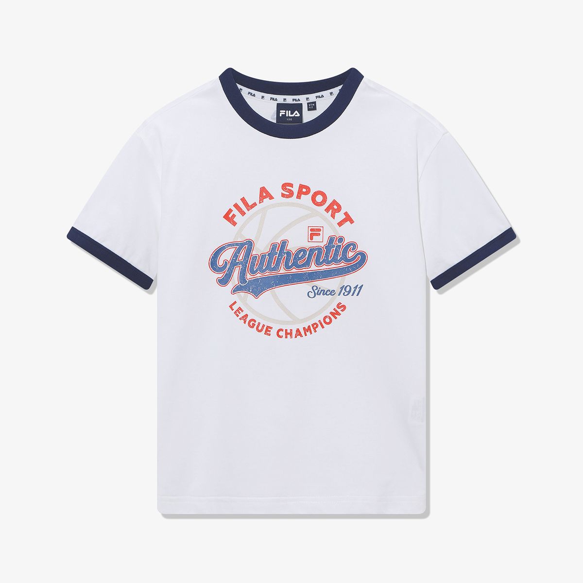 휠라 키즈(FILA KIDS) Drywave 배스킷볼 링거 반팔티
