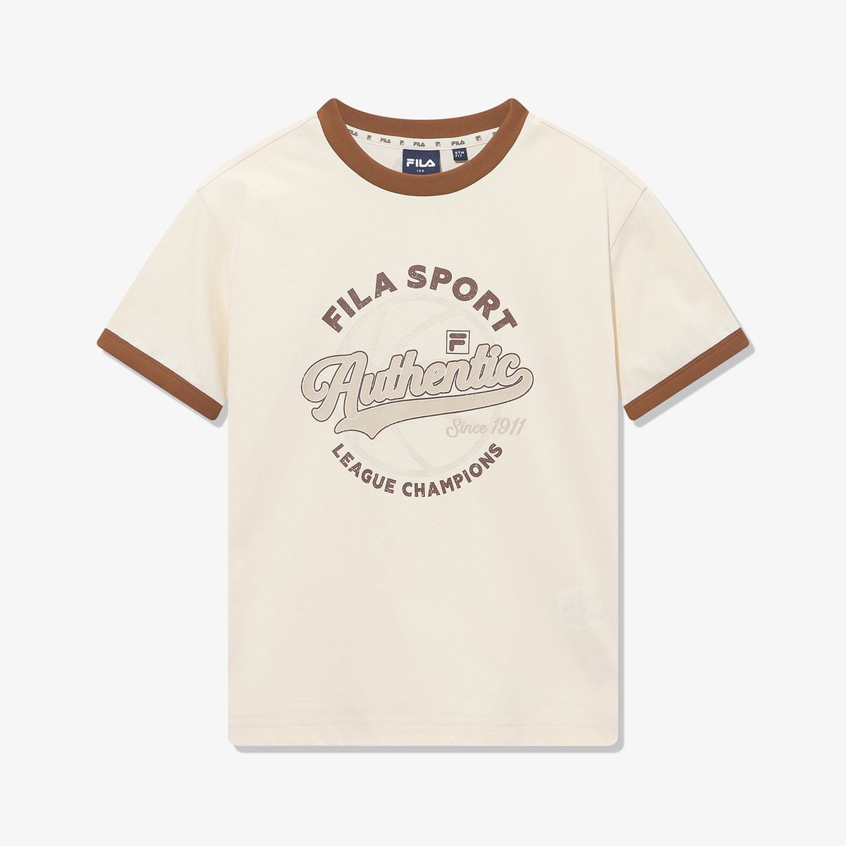 휠라 키즈(FILA KIDS) Drywave 배스킷볼 링거 반팔티