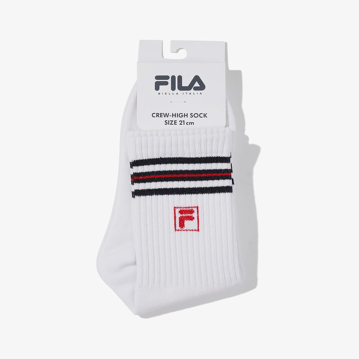 휠라 키즈(FILA KIDS) 스트라이프 장목양말