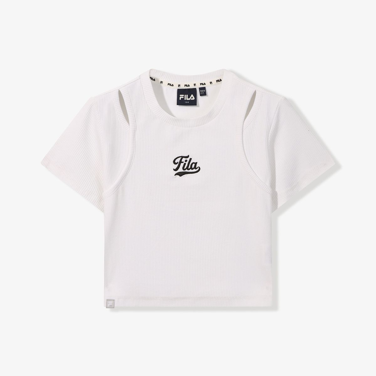 휠라 키즈(FILA KIDS) 여아 절개 티셔츠