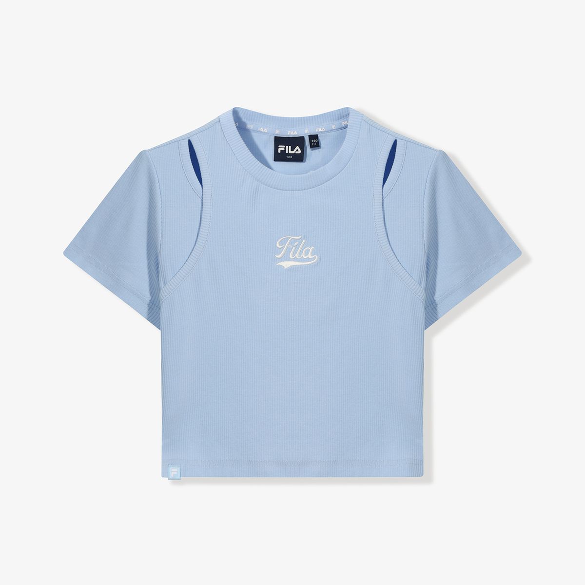 휠라 키즈(FILA KIDS) 여아 절개 티셔츠