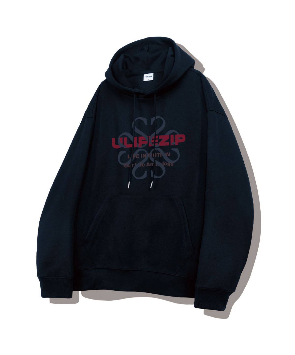 유라이프지(ULIFEZIP) 레드포인트 오버핏 후드티셔츠 5 Color [ULZI_6003]