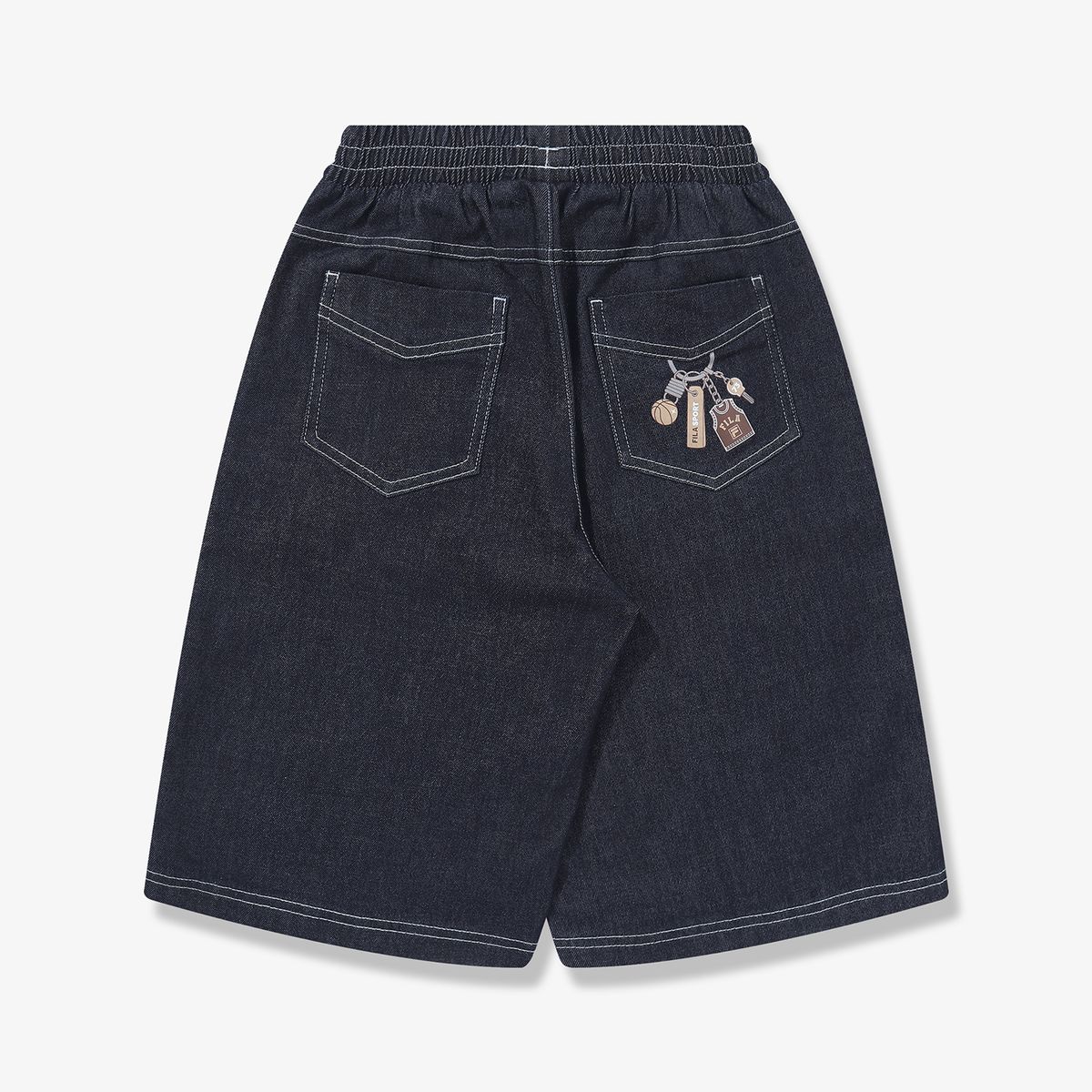 휠라 키즈(FILA KIDS) 키링 버뮤다 팬츠