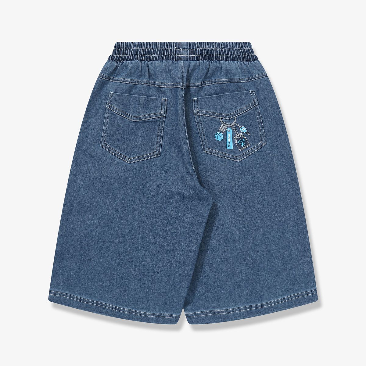 휠라 키즈(FILA KIDS) 키링 버뮤다 팬츠