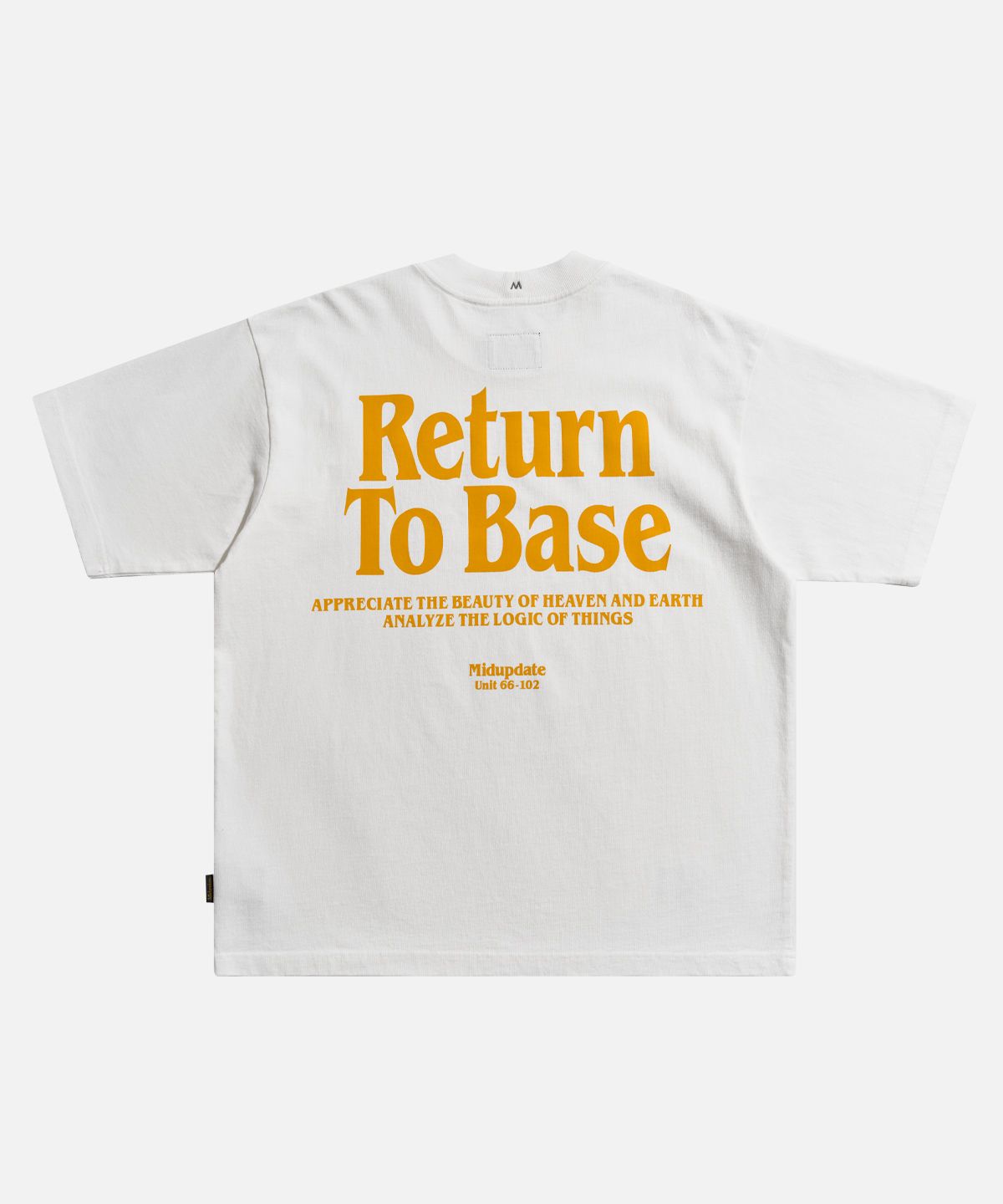 미드업데이트(MIDUPDATE) RTB back print t shirts