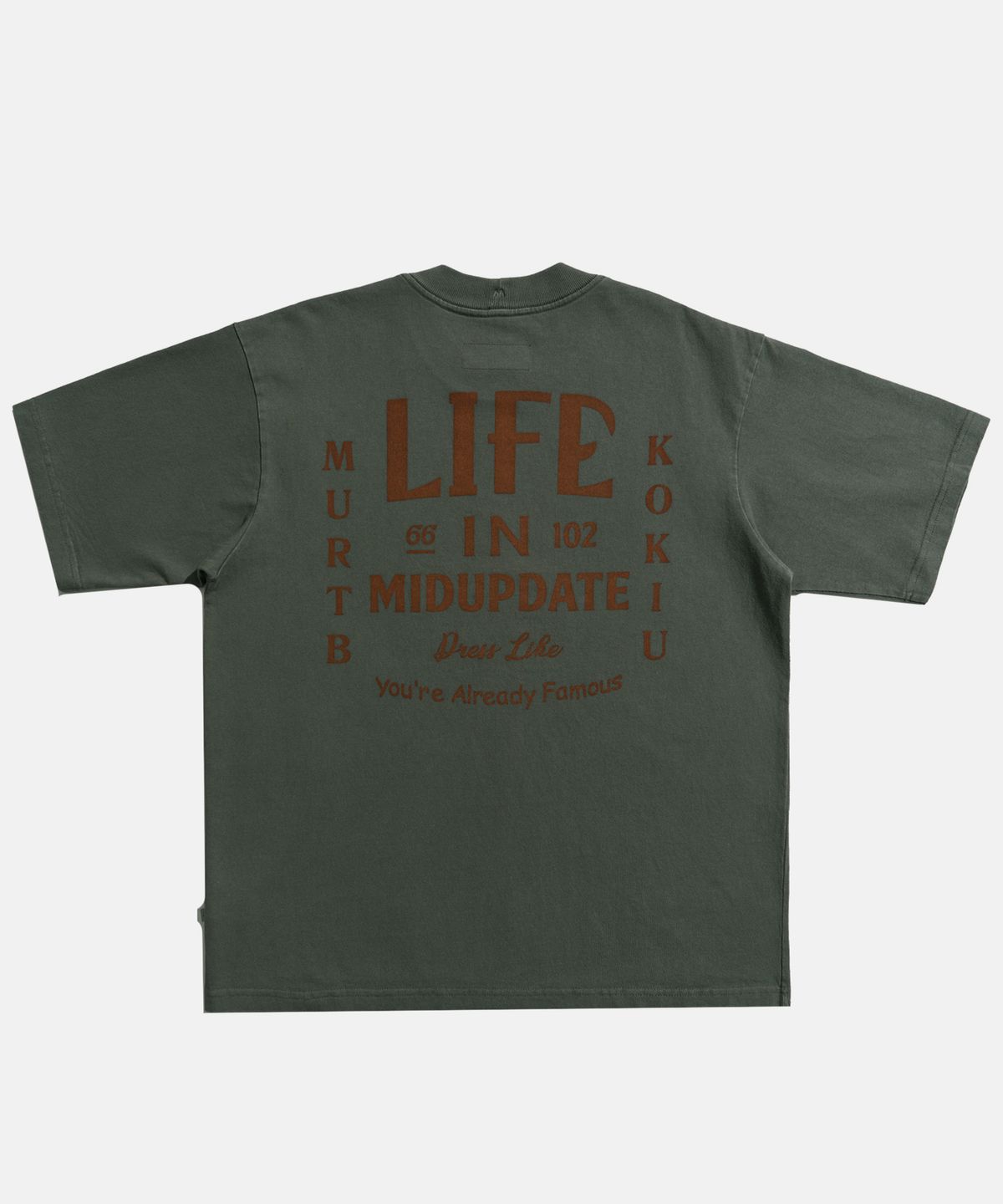 미드업데이트(MIDUPDATE) Life in Midupdate t shirts