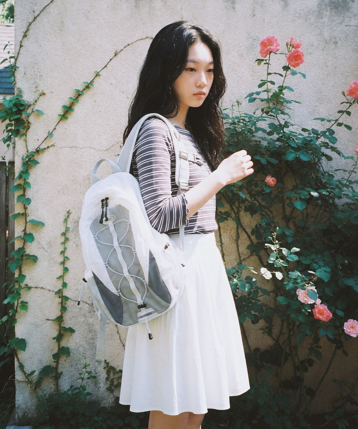 마스마룰즈(MASMARULEZ) Stellic String Backpack_Mono White