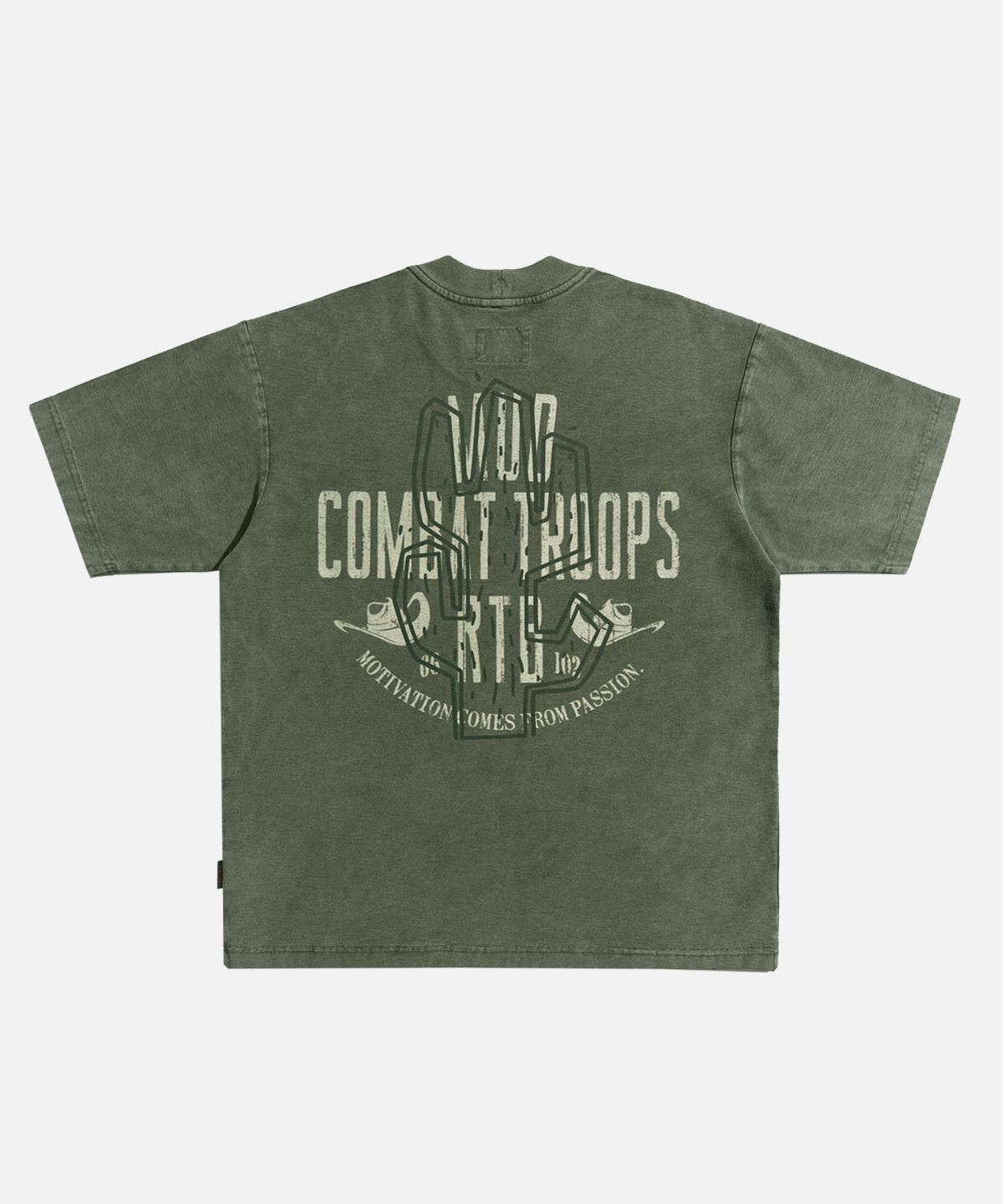 미드업데이트(MIDUPDATE) Combat rtb tgarment dye t shirts