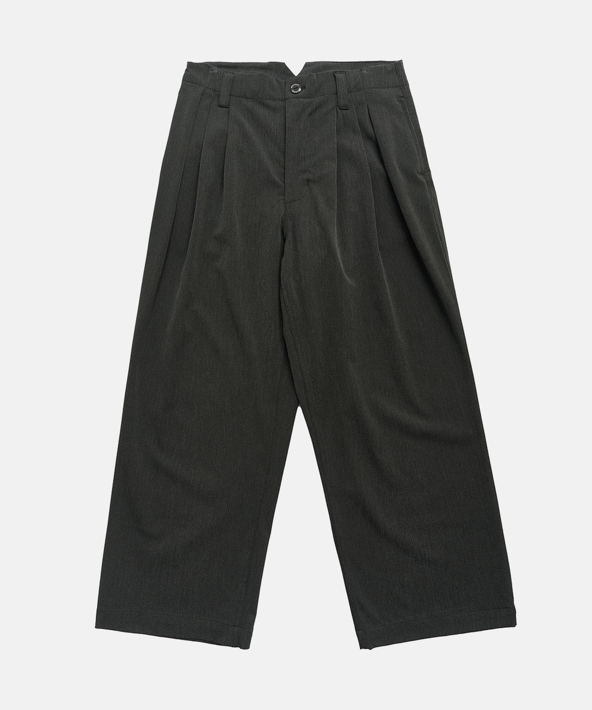 미드업데이트(MIDUPDATE) 3 tuck cinch back wide fit chino pants