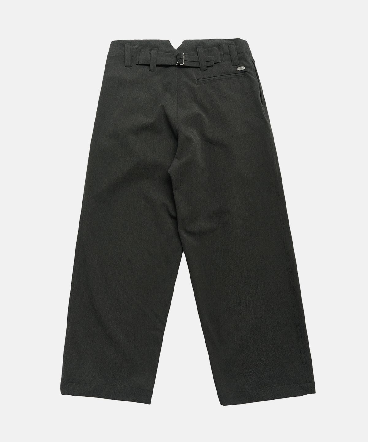 미드업데이트(MIDUPDATE) 3 tuck cinch back wide fit chino pants