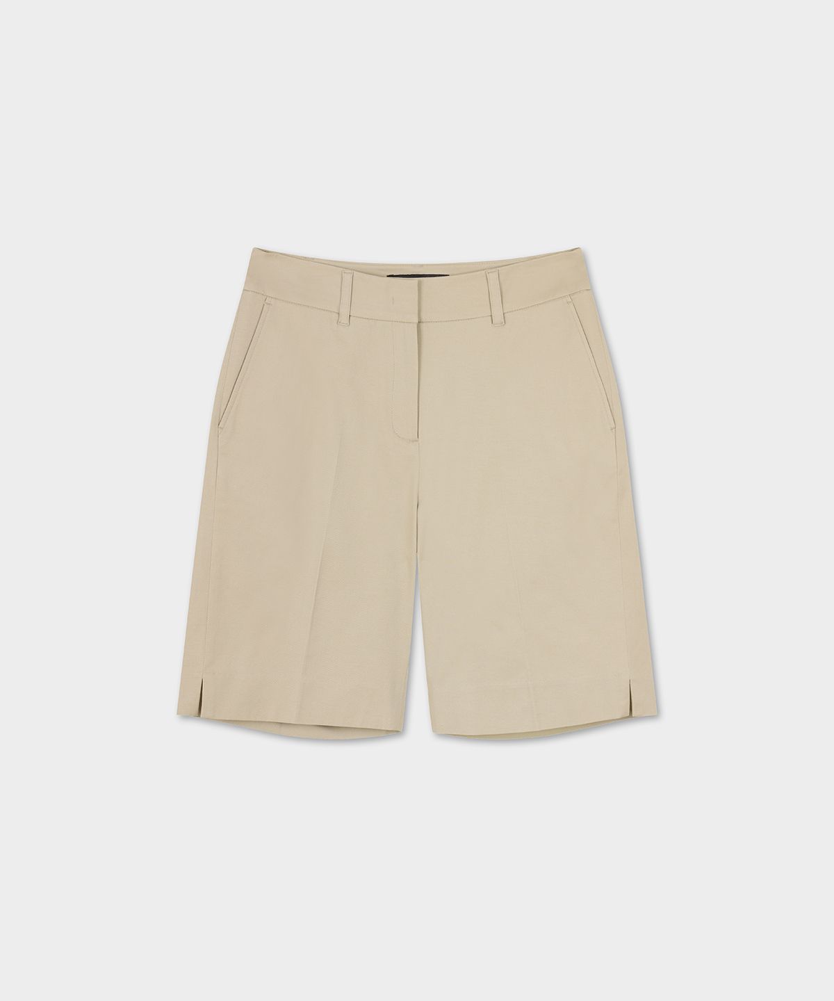 브룩스 브라더스(BROOKS BROTHERS) [여성] 버뮤다 코튼팬츠 (베이지) (BBPSWBG202)