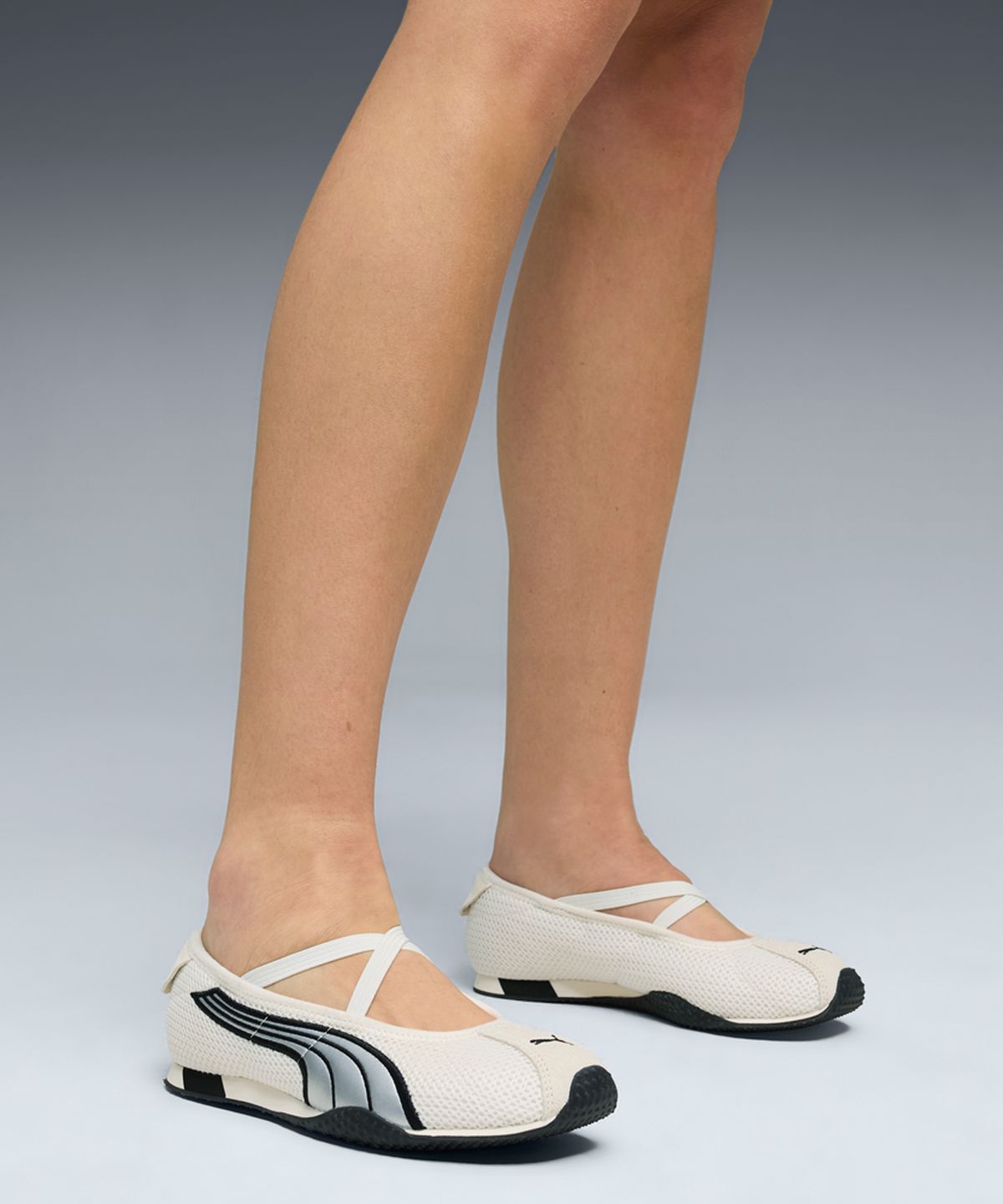 푸마(PUMA) H-Street 발렛 우먼스 - 웜화이트:실버 / 407820-02