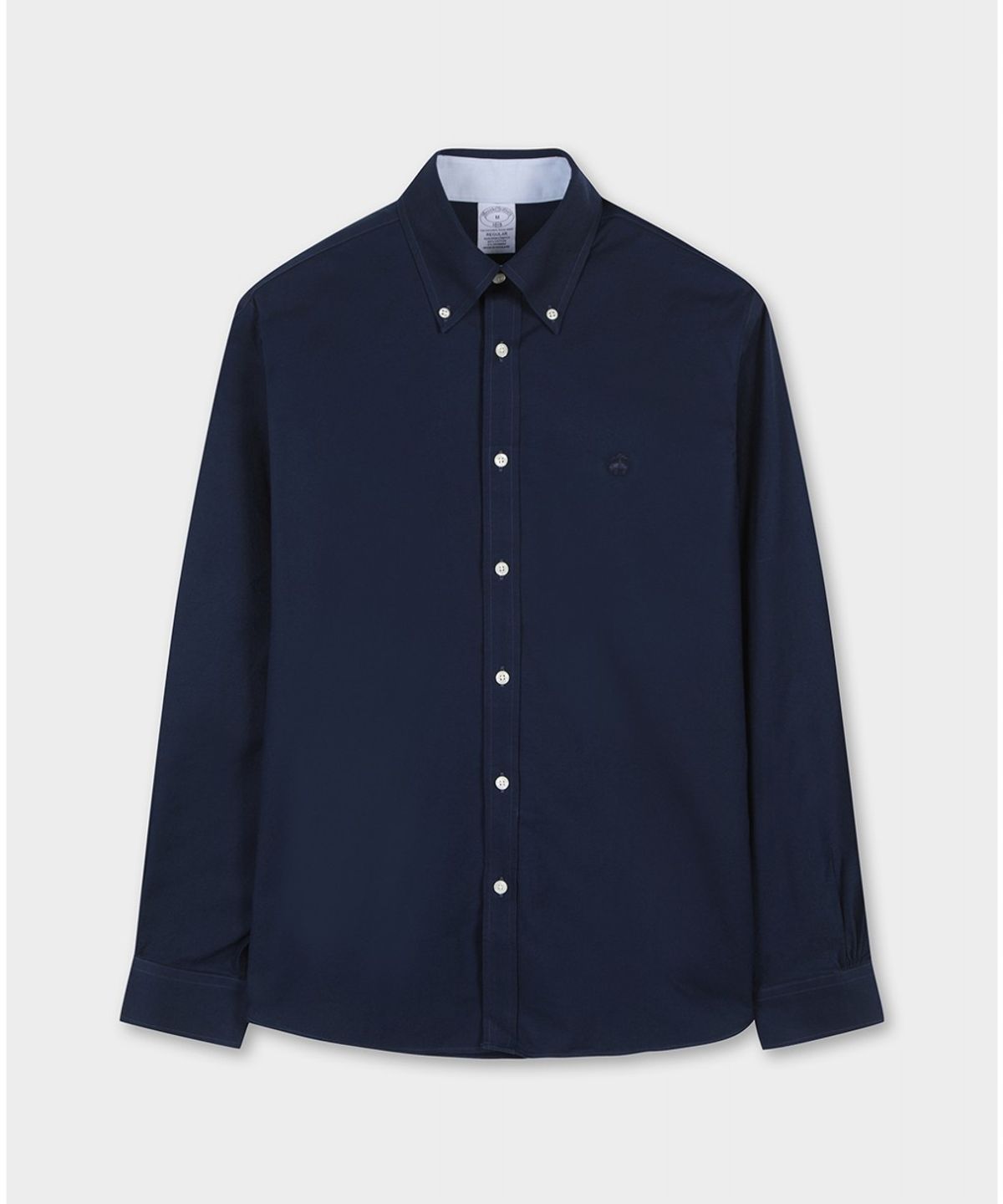 브룩스 브라더스(BROOKS BROTHERS) 논아이론 옥스포드 셔츠 (네이비) (BBTHMNZ501)