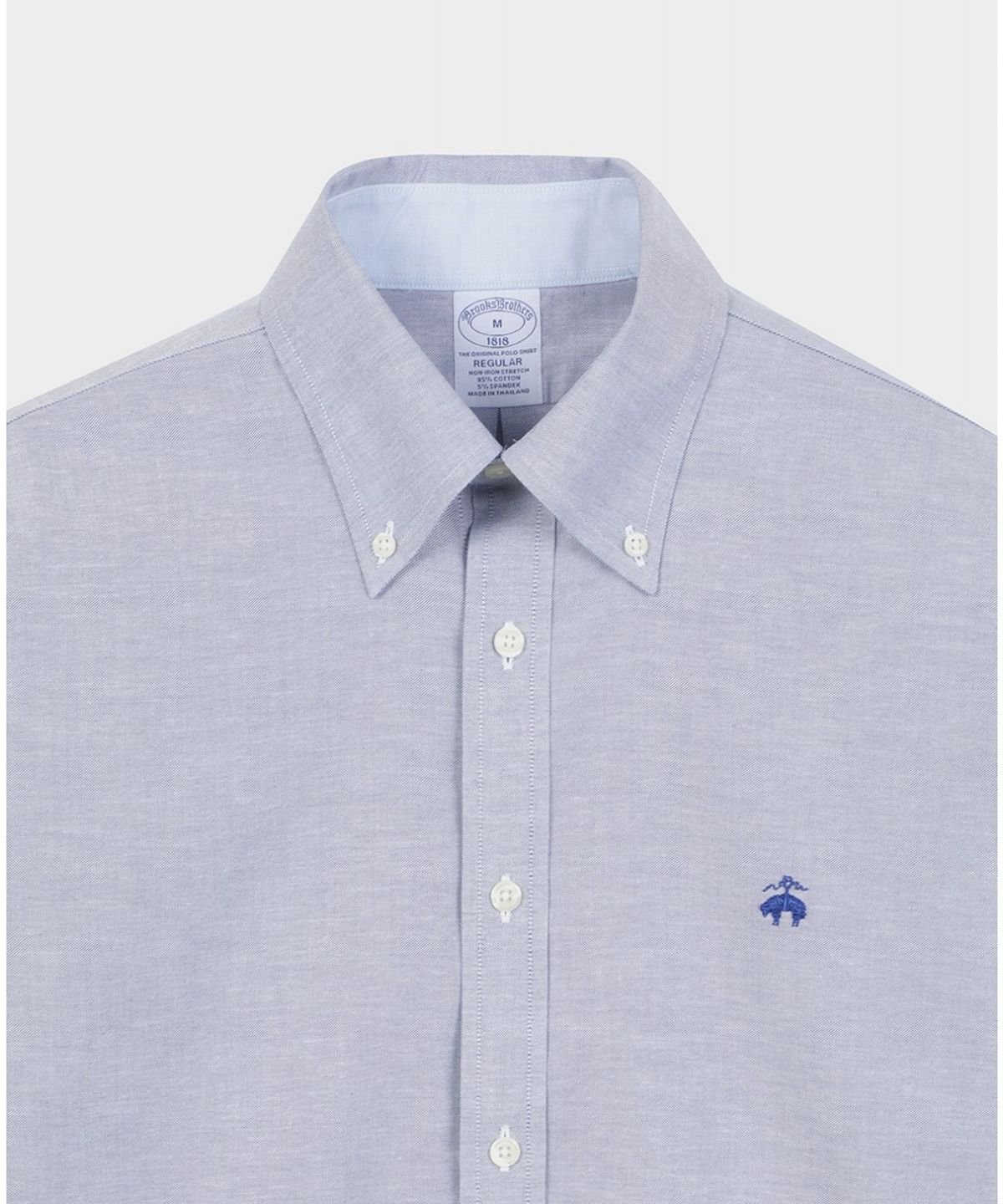 브룩스 브라더스(BROOKS BROTHERS) 논아이론 옥스포드 셔츠 (블루) (BBTHMNZ501)