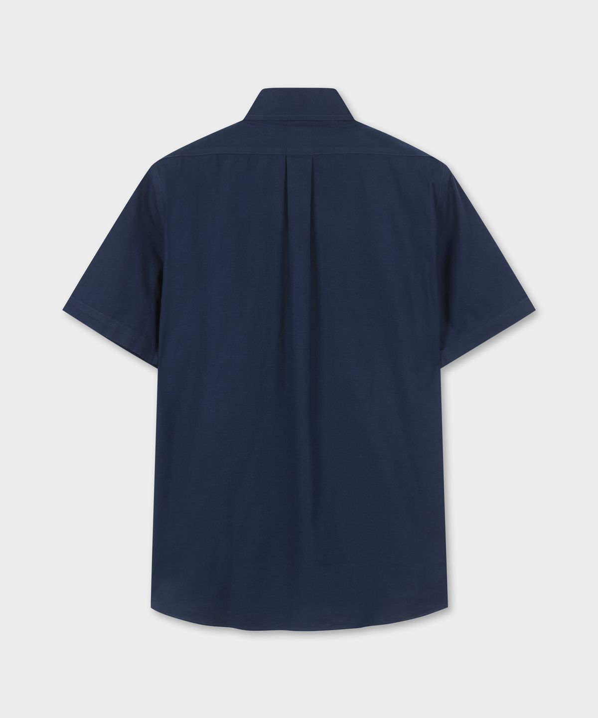 브룩스 브라더스(BROOKS BROTHERS) 논아이론 옥스포드 반팔 셔츠 (네이비) (BBTPMNZ503)