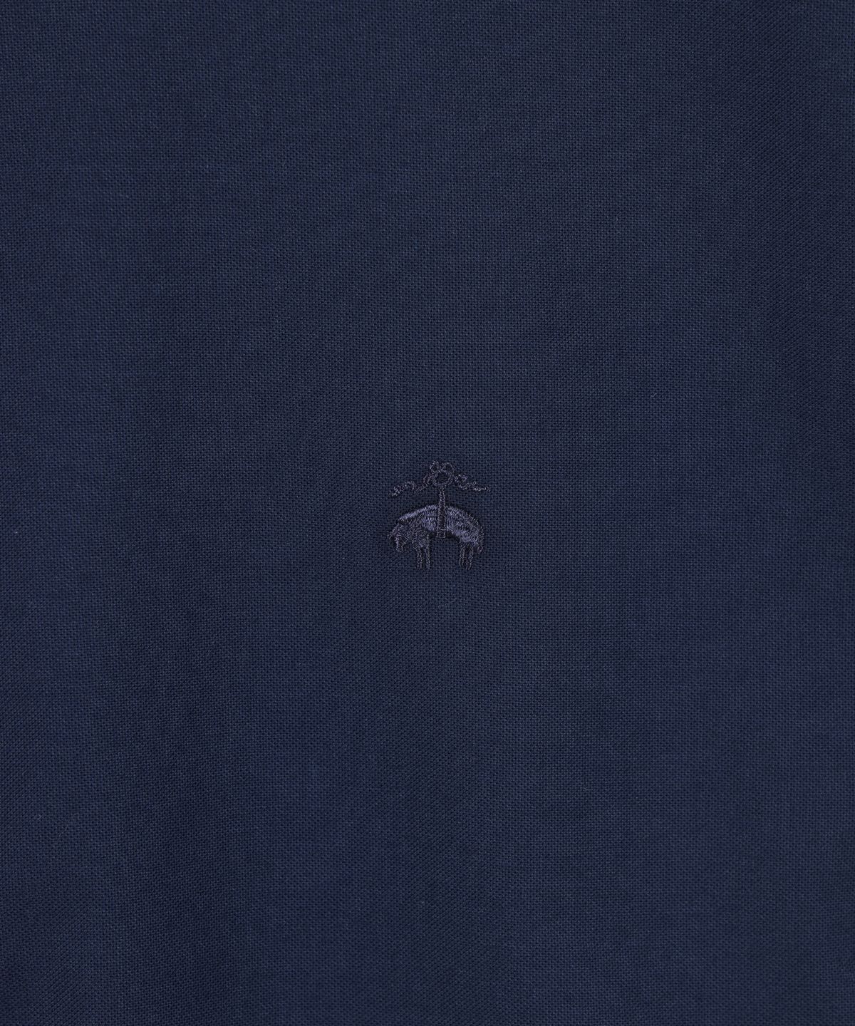 브룩스 브라더스(BROOKS BROTHERS) 논아이론 옥스포드 반팔 셔츠 (네이비) (BBTPMNZ503)