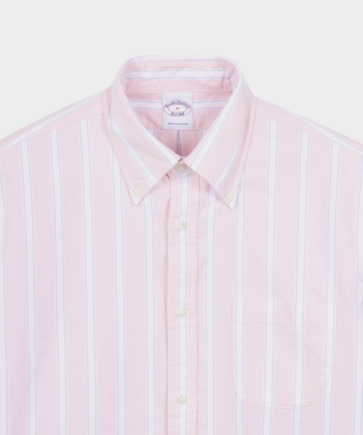브룩스 브라더스(BROOKS BROTHERS) 프라이데이 옥스포드 패턴 스트라이프 셔츠 (핑크) (BBTHMMG103)