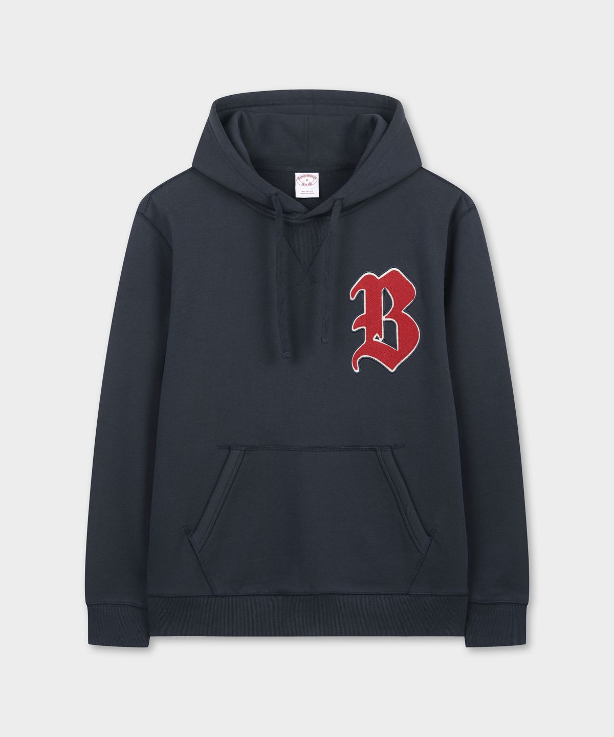 브룩스 브라더스(BROOKS BROTHERS) B심볼 후드티셔츠 (네이비) (BBNHMBG101)