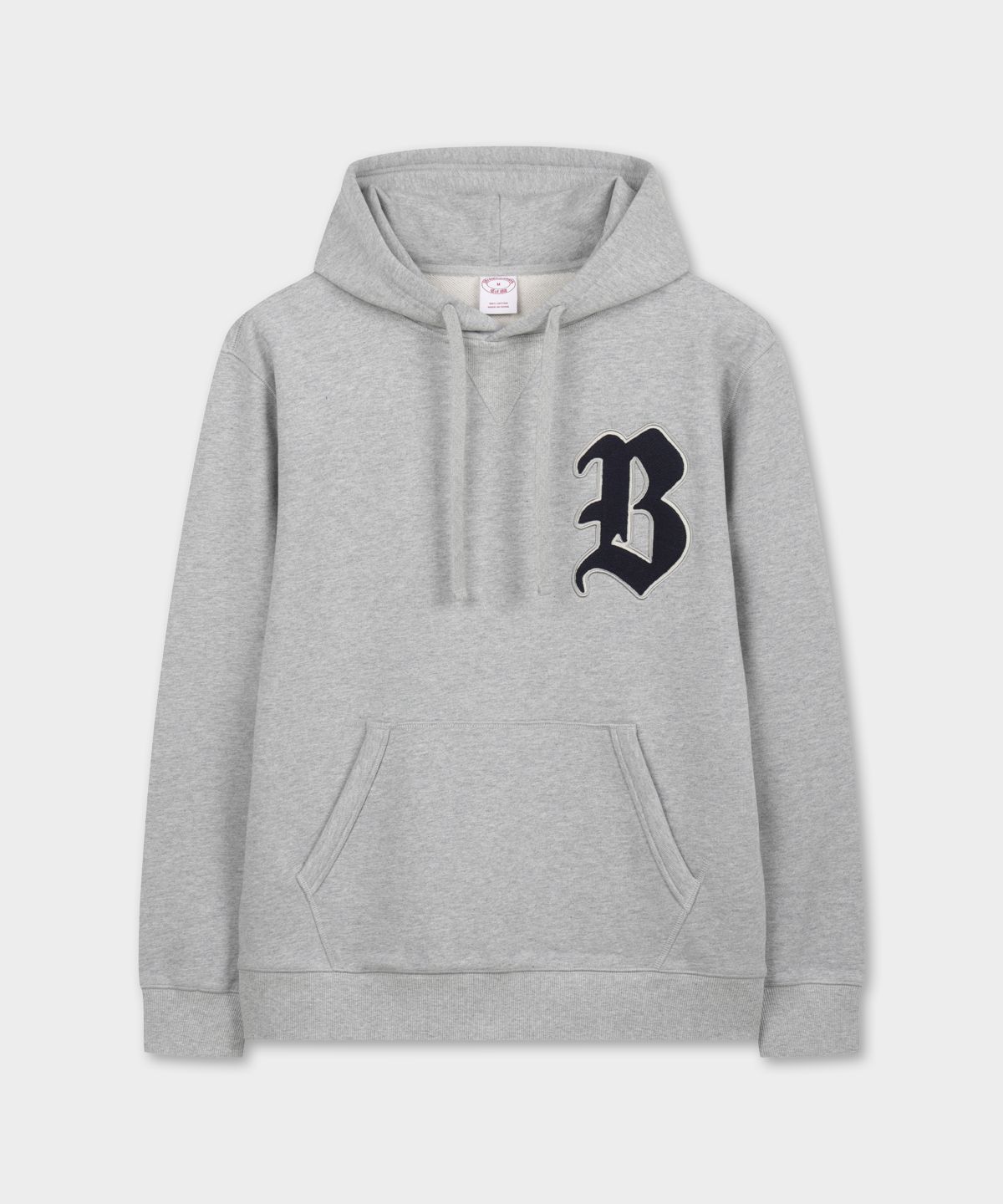 브룩스 브라더스(BROOKS BROTHERS) B심볼 후드티셔츠 (그레이) (BBNHMBG101)